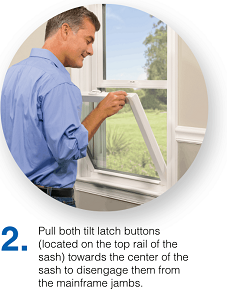 Steps to Clean Double-Hung Windows